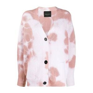 Roberto Collina Cotton Tie-dye Oversized Cardigan Small